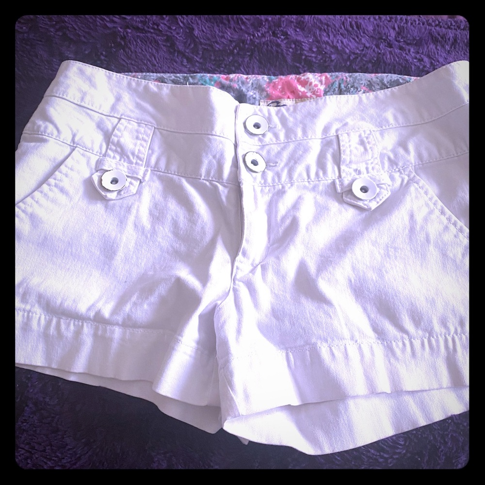 White shorts